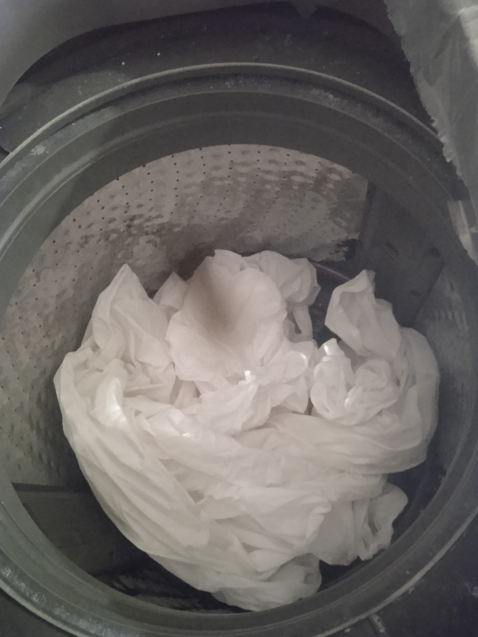 Procesamiento profesional de ropa blanca